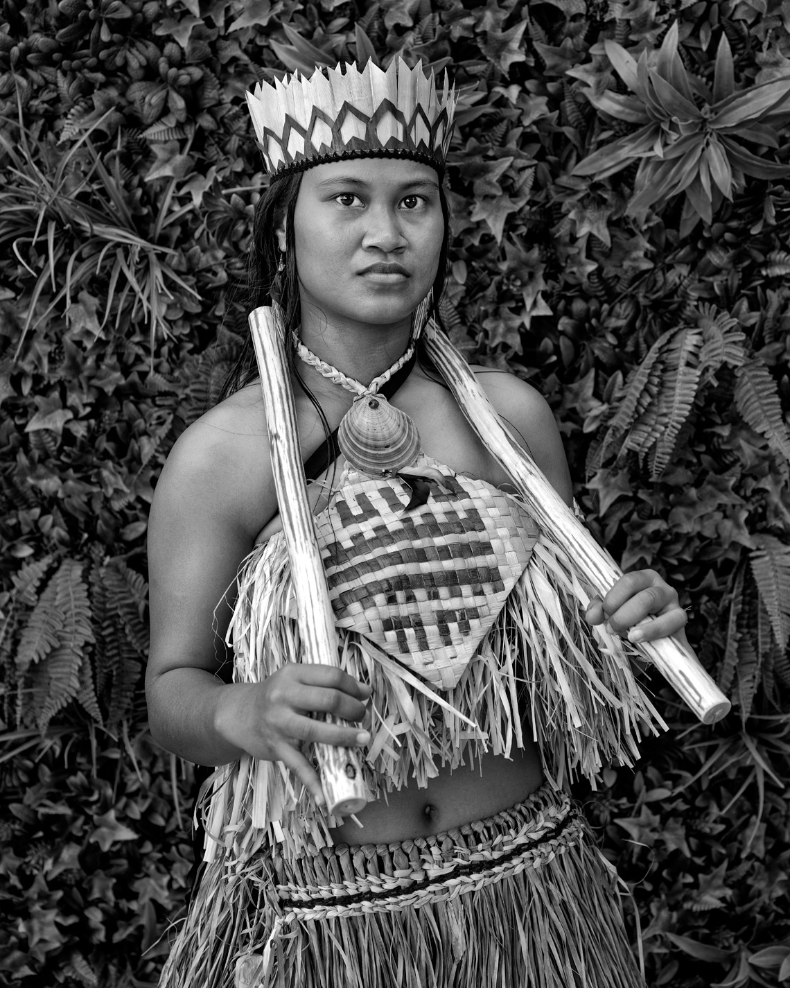 Nauru - potraits of dancers from Nauru  - MEP03083