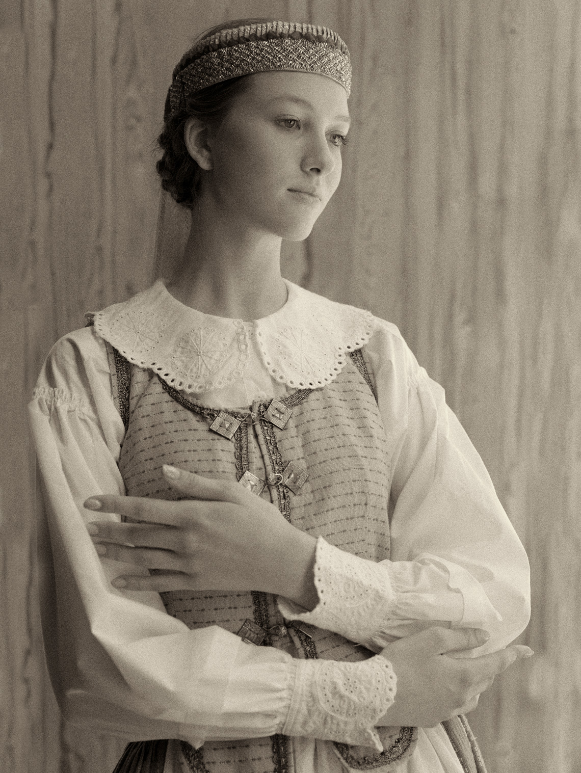 Portraits of folk Dancers from Lithuania. They are part of the Malunelis folk dance group - **ADD EVENT ID - [MEPXXXXX]**